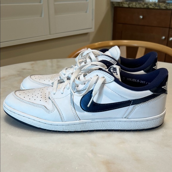Nike Other - Nike Jordan 1 Retro Low 85 Metallic Navy Blue
